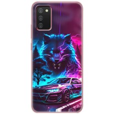 Чохол для Samsung Galaxy A02s (A025) MixCase машини неонова bmw