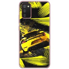 Чохол для Samsung Galaxy A02s (A025) MixCase машини жовта машина