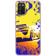 Чохол для Samsung Galaxy A02s (A025) MixCase машини жовта car дрифт