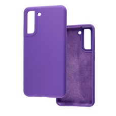 Чохол для Samsung Galaxy S21 FE (G990) Wave Full dark purple
