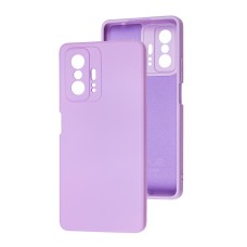 Чохол для Xiaomi 11T Wave camera colorful black currant