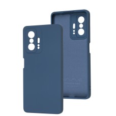 Чохол для Xiaomi 11T Wave camera colorful синій/blue
