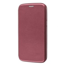 Чохол книжка Premium для Xiaomi Redmi 5 Plus бордовий