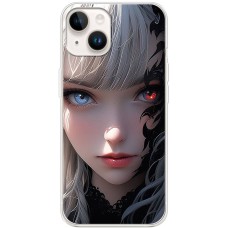 Чохол з аніме для iPhone 15 Plus MixCase дівчинка з червоним оком