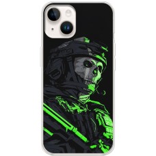 Чохол з аніме для iPhone 15 Plus MixCase скелет воїн