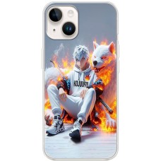 Чохол з аніме для iPhone 15 Plus MixCase герої на відпочинку ІІ