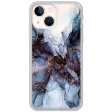 Чохол для iPhone 13 mini MixCase мармур темно-бірюзовий