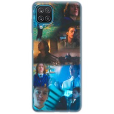 Чохол для Samsung Galaxy A12 / M12 Mixcase Венздей колаж Ксавьє