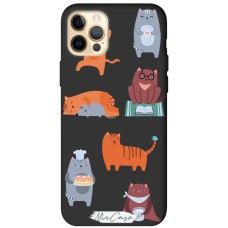 Чохол для iPhone 12 Pro Max Mixcase чорний дизайн 4