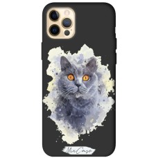 Чохол для iPhone 12 Pro Max Mixcase чорний дизайн 8