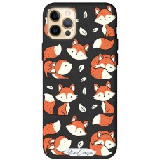 Чохол для iPhone 12 Pro Max Mixcase чорний дизайн 12 Pro Max