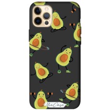 Чохол для iPhone 12 Pro Max Mixcase чорний дизайн 15