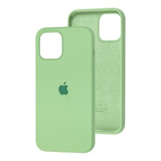 Чохол для iPhone 12 mini Silicone Full м'ятний / mint
