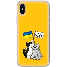 Чохол для iPhone Xs Max MixCase патріотичні no war
