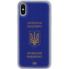 Чохол для iPhone Xs Max MixCase патріотичні Україна паспорт
