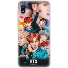 Чохол для Samsung Galaxy A10 (A105) MixCase BTS у космосі