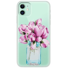 Чохол для iPhone 11 Mixcase зі стразами дизайн 16
