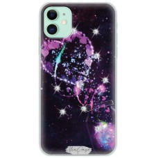 Чохол для iPhone 11 Mixcase зі стразами дизайн 21
