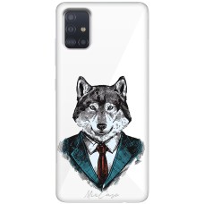 Чохол для Samsung Galaxy A51 (A515) Mixcase вовк бос