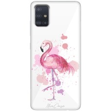 Чохол для Samsung Galaxy A51 (A515) Mixcase фламінго