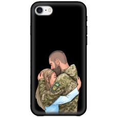 Чохол для iPhone 7 / 8 MixCase патріотичні чоловік та жінка