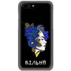 Чохол для iPhone 7 Plus / 8 Plus MixCase патріотичні вільна українка