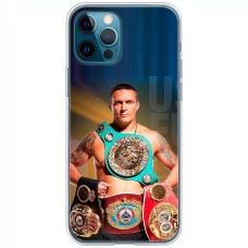 Чохол для iPhone 14 Pro Max MixCase Усік Oleksander чемпіонські пояси