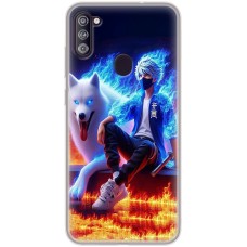 Чохол з аніме для Samsung Galaxy A11 / M11 Mixcase герої на відпочинку