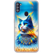 Чохол для Samsung Galaxy A11 / M11 MixCase патріотичні кіт