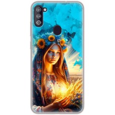 Чохол для Samsung Galaxy A11 / M11 MixCase патріотичні україночка