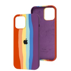 Чохол для iPhone 12 Pro Max Silicone Full rainbow pride
