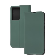 Чохол книжка Samsung Galaxy S21 Ultra (G998) Yo зеленый