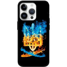 Чохол для iPhone 15 Pro MixCase патріотичні герб та шабля