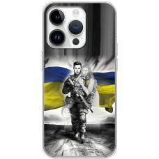 Чохол для iPhone 15 Pro MixCase патріотичні боєць