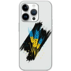 Чохол для iPhone 15 Pro MixCase патріотичні пшениця