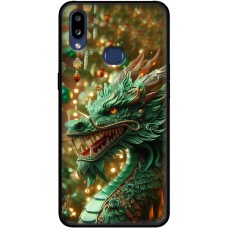 Чохол для Samsung Galaxy A10s (A107) MixCase Новий рік green Dragon