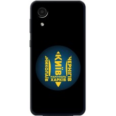 Чохол для Samsung Galaxy A03 Core (A032) MixCase патріотичні міста герої