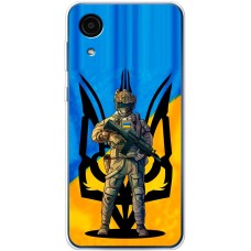 Чохол для Samsung Galaxy A03 Core (A032) MixCase патріотичні український воин