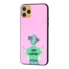 Чохол для iPhone 11 Pro ArtStudio Girls Mood "I hate evervone"