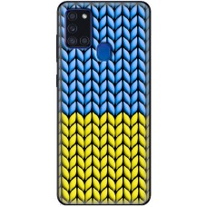 Чохол для Samsung Galaxy A21s (A217) MixCase Новий рік 2025 в'язаний