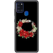 Чохол для Samsung Galaxy A21s (A217) MixCase Новий рік 2025 новорічний вінок