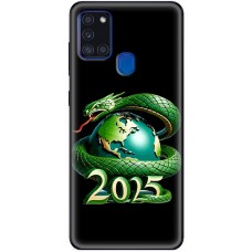 Чохол для Samsung Galaxy A21s (A217) MixCase Новий рік 2025 рік змії