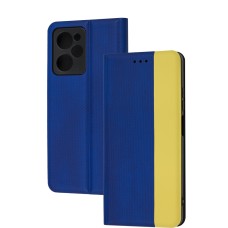 Чохол книжка UA для Xiaomi Poco X5 Pro / Note 12 Pro Speed жовто-блакитний