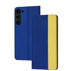 Чохол книжка UA для Samsung Galaxy S23+ (S916) жовто-блакитний