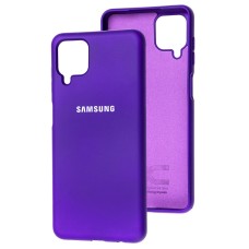Чохол для Samsung Galaxy A12 (A125) Silicone Full фіолетовий / purple