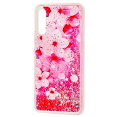 Чохол для Samsung Galaxy A50 / A50s / A30s Блискітка вода new пелюстки