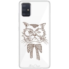 Чохол для Samsung Galaxy A51 (A515) Mixcase кіт бос