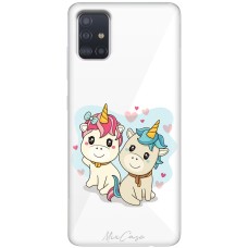 Чохол для Samsung Galaxy A51 (A515) Mixcase одноріжки