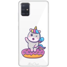 Чохол для Samsung Galaxy A51 (A515) Mixcase весела одноріжка