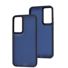Чохол для Samsung Galaxy A34 (A346) Lyon Frosted navy blue
